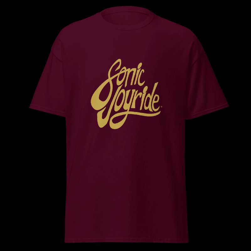 Maroon Gold Logo Tee